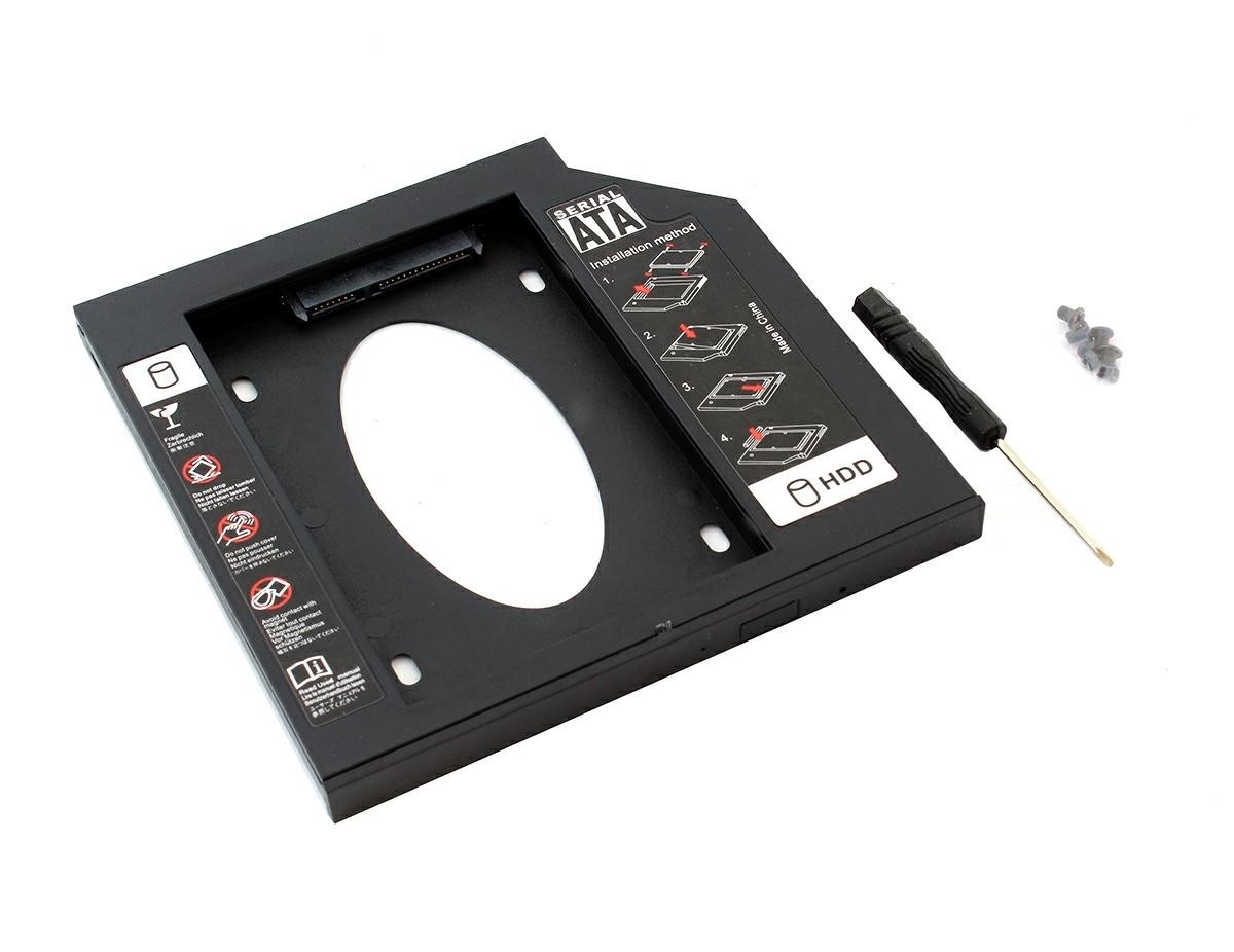 Rack HDD laptop SATA, spatiu montare: 2,5inch, lungime cablu: 18cm, negru - imagine 6